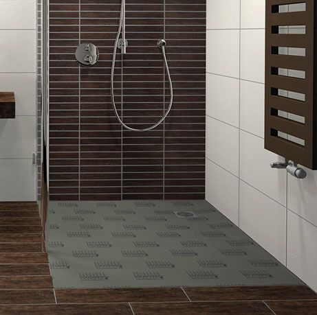 Bodengleiche Duschtassen für den Einsatz auf Holzkonstruktionen