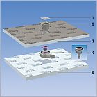 Bodengleiche Dusche - Explosionszeichnung