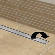 brushed stainless steel